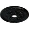 Ekena Millwork Palmetto Ceiling Medallion (Fits Canopies up to 5"), 20 7/8"OD x 3 5/8"ID x 1 5/8"P, Black Pearl CM20PMBPS - alternate 2